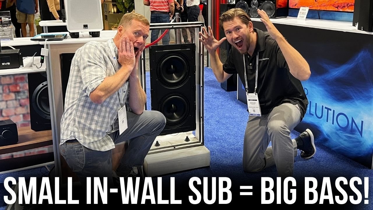 **MUST SEE** SVS 3000 Single or Dual In-wall Subwoofer System - HIDDEN DEEP BASS!