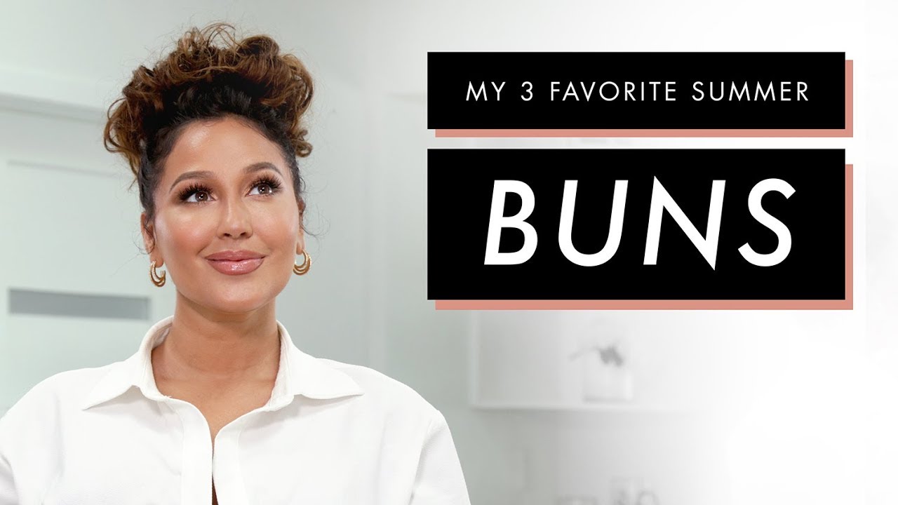 Adrienne Houghton’s 3 Favorite Bun Hairstyles | All Things Adrienne