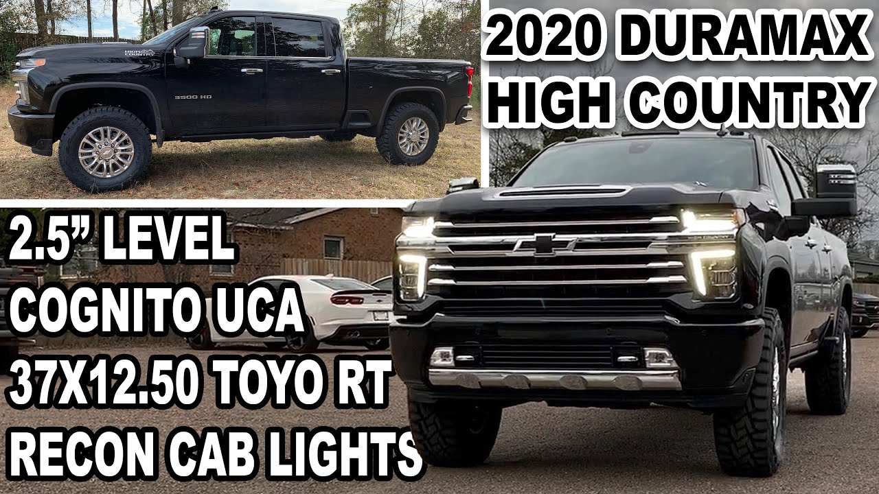Here's How you can fit 37s on a LEVELING kit on the 2020 DURAMAX!