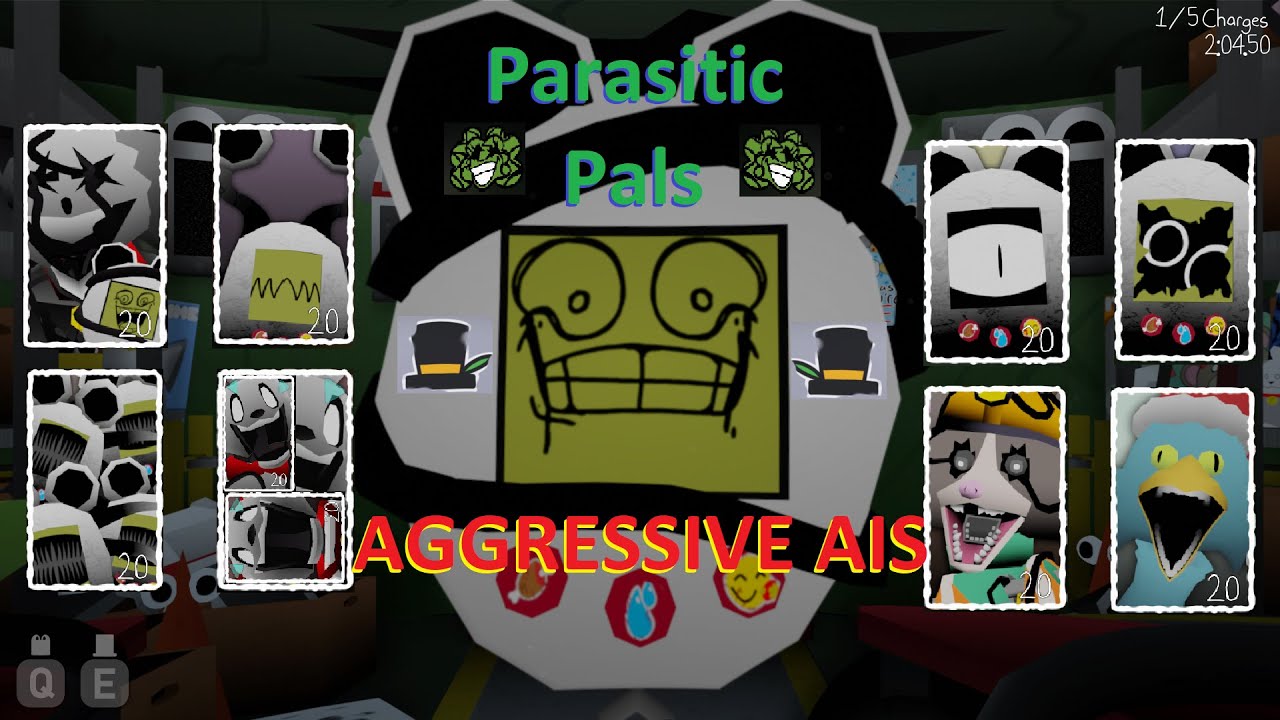 FNaF Playtime with Percy: I beat the Parasitic Pals Challenge Aggressive AIs! (All Max Aggressive)