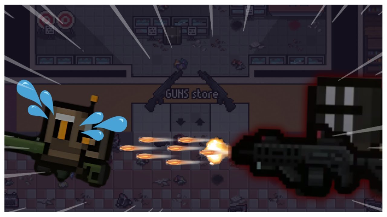 Psychopath Guards Gun Store in the Mall