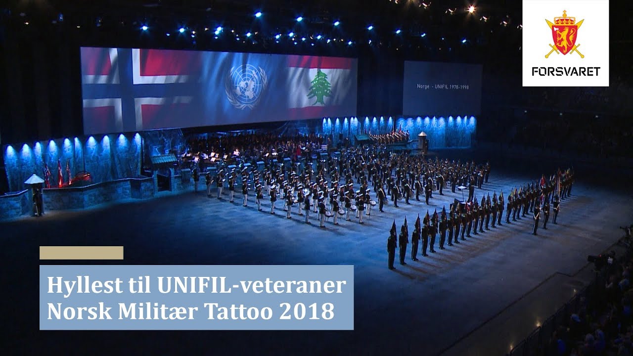 Hyllest til UNIFIL-veteraner  -  Norsk Militær Tattoo 2018
