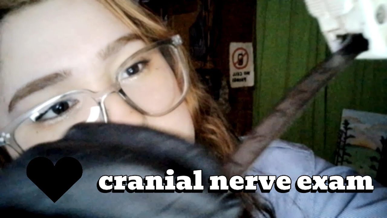 ASMR examen nervios craneales🧠💆‍♀️✨
