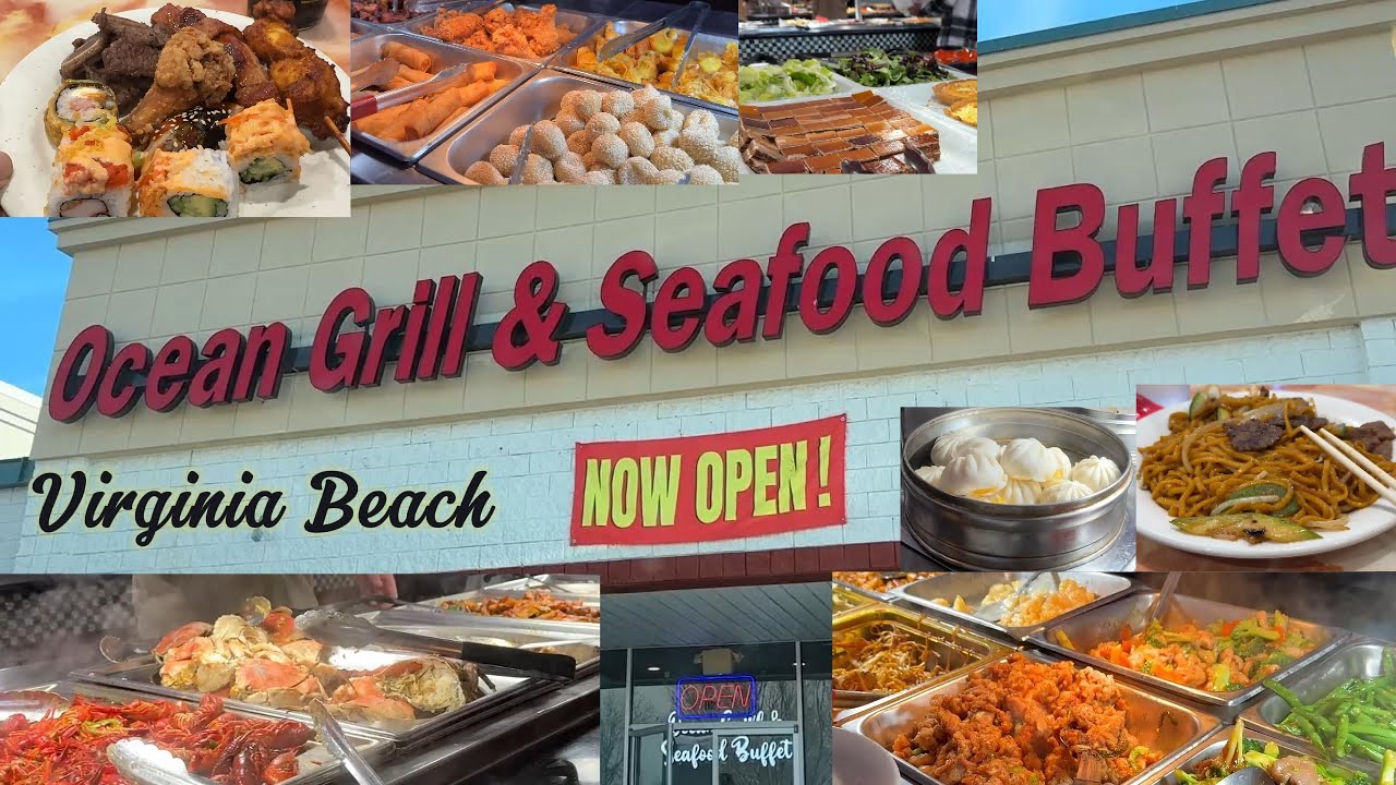 Enjoying a Family Birthday Lunch at Ocean Grill Seafood Buffet in Virginia Beach