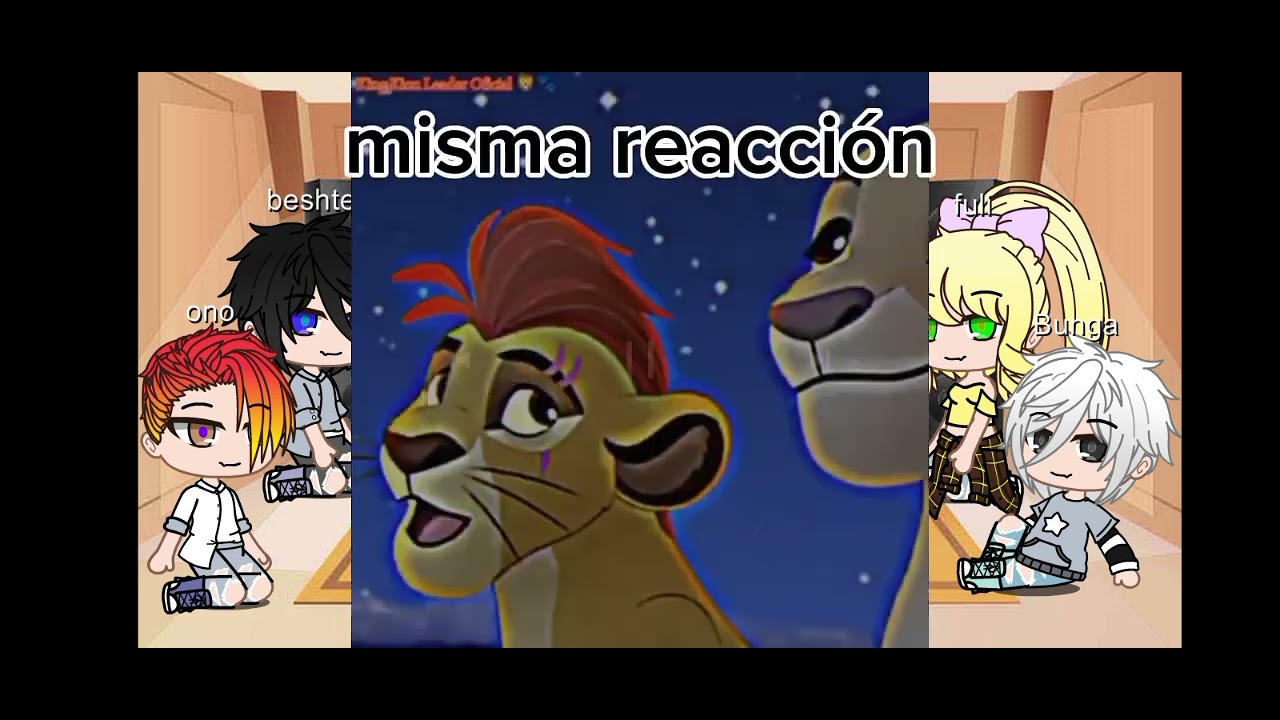 la guardia del león reacciona a kion lo siento por lo corto