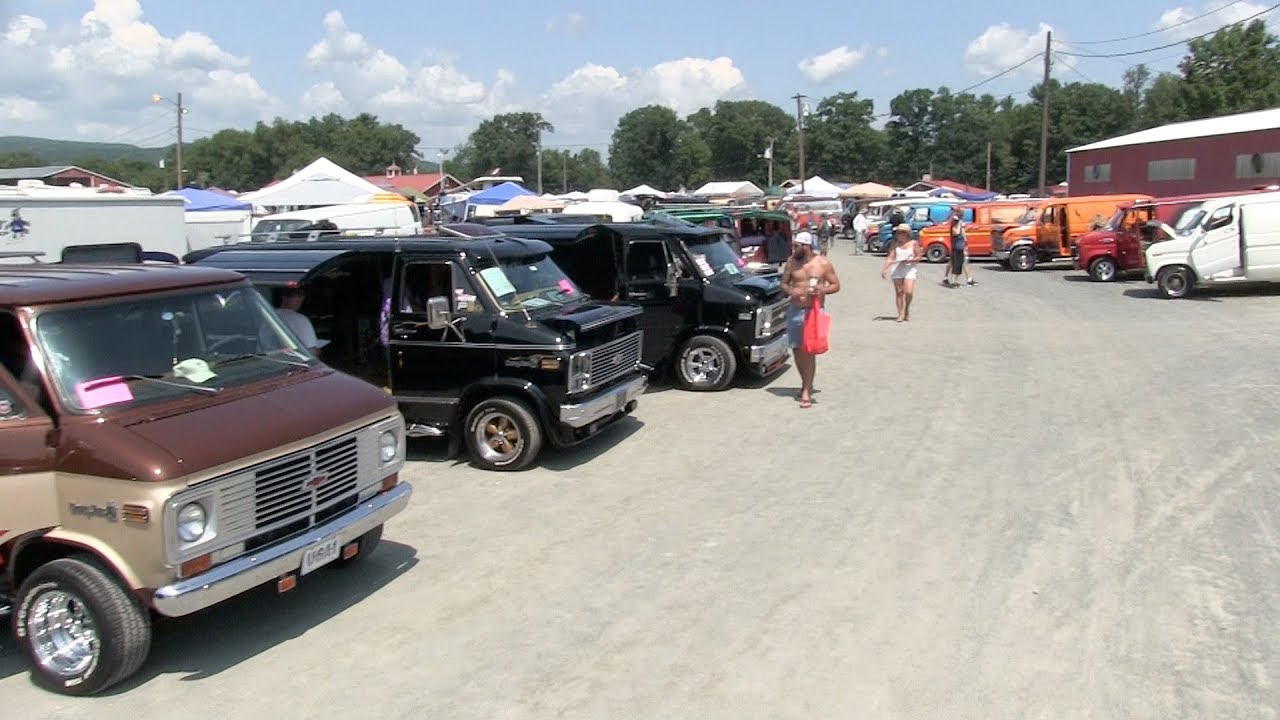 VAN SHOW! At the 47th Van Nationals, 2019. Greenfield, Massachusetts. A Walk through the Van Show.