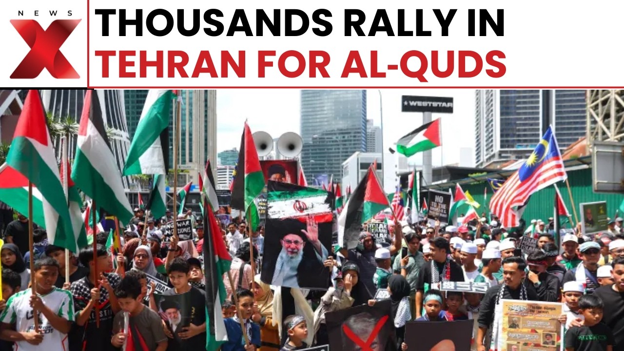 Iran-US War: Thousands Gather In Tehran For Al‑Quds Day Rally Amid Rising Middle East Tensions
