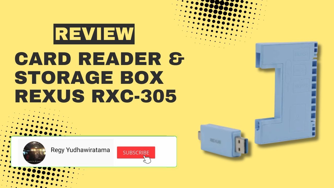 Review Card Reader & Storage Box Rexus RXC-305