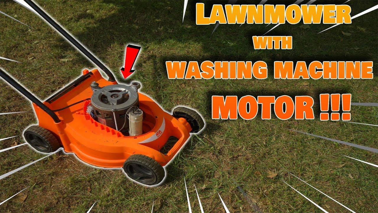 Газонокосилка DIY с мотором стиральной машины