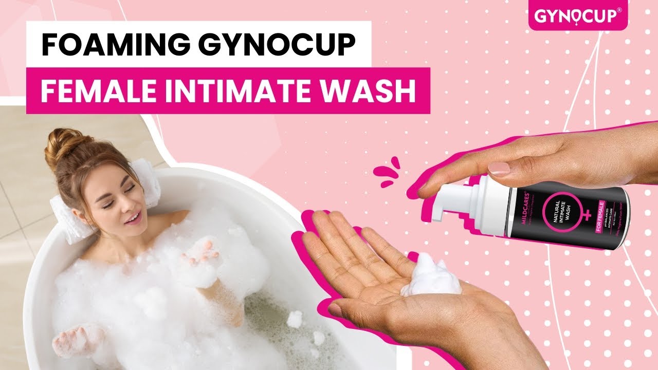 GynoCup Female Intimate Wash Foaming |  best menstrual female intimate wash | Mildcares