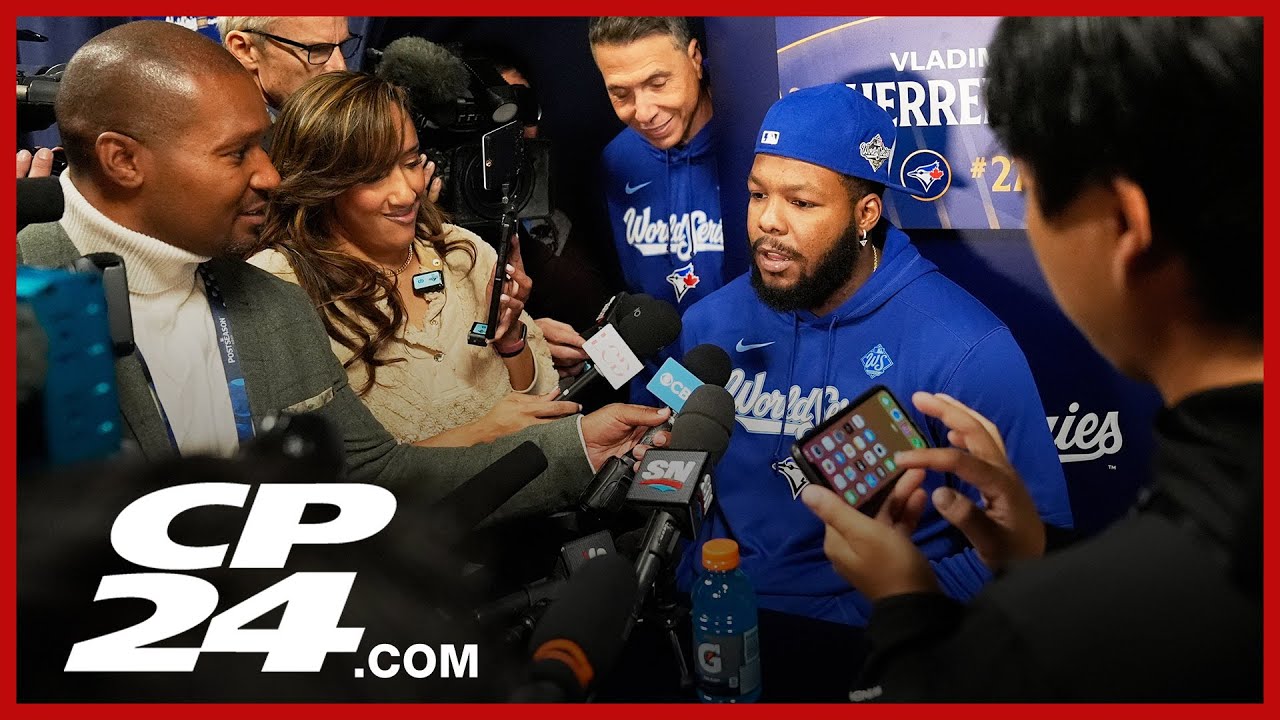 «Торонто Блю Джейс» на Мировой серии | Владимир Герреро-младший говорит, что команда «жаждет побед»