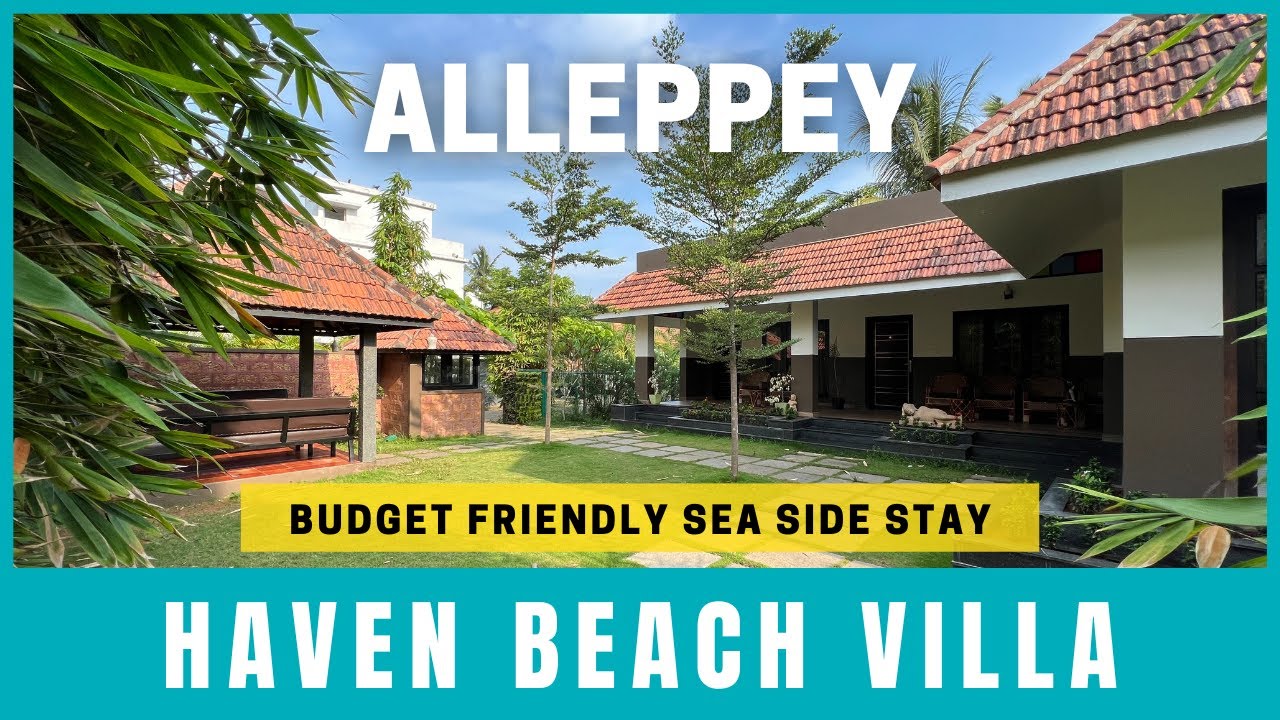 Romantic Sea Side Villa With Swimming Pool at Alleppey | Haven Beach Villa #review #travelvlog
