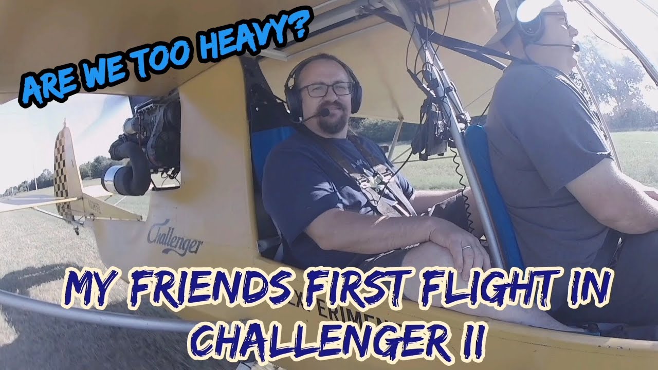 Will He Enjoy His First Challenger II Flight?