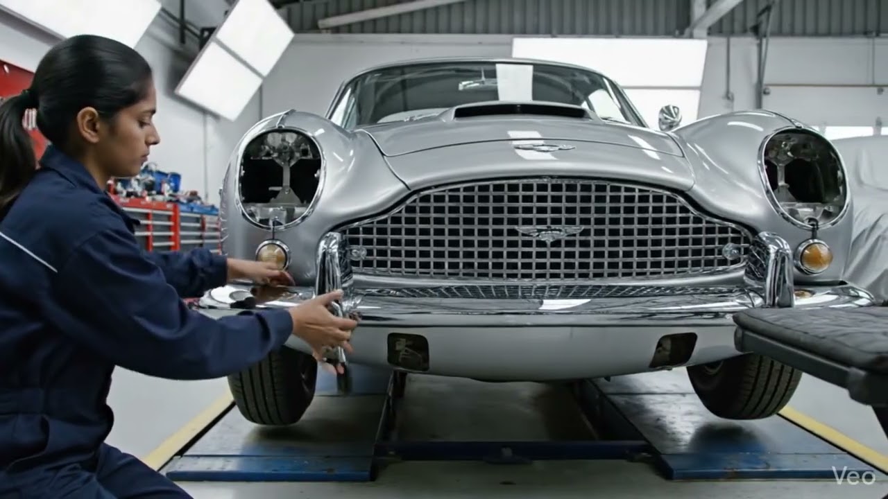ASMR Car Restoration | 1964 Aston Martin DB5 Full Rebuild from Abandoned to Showroom New