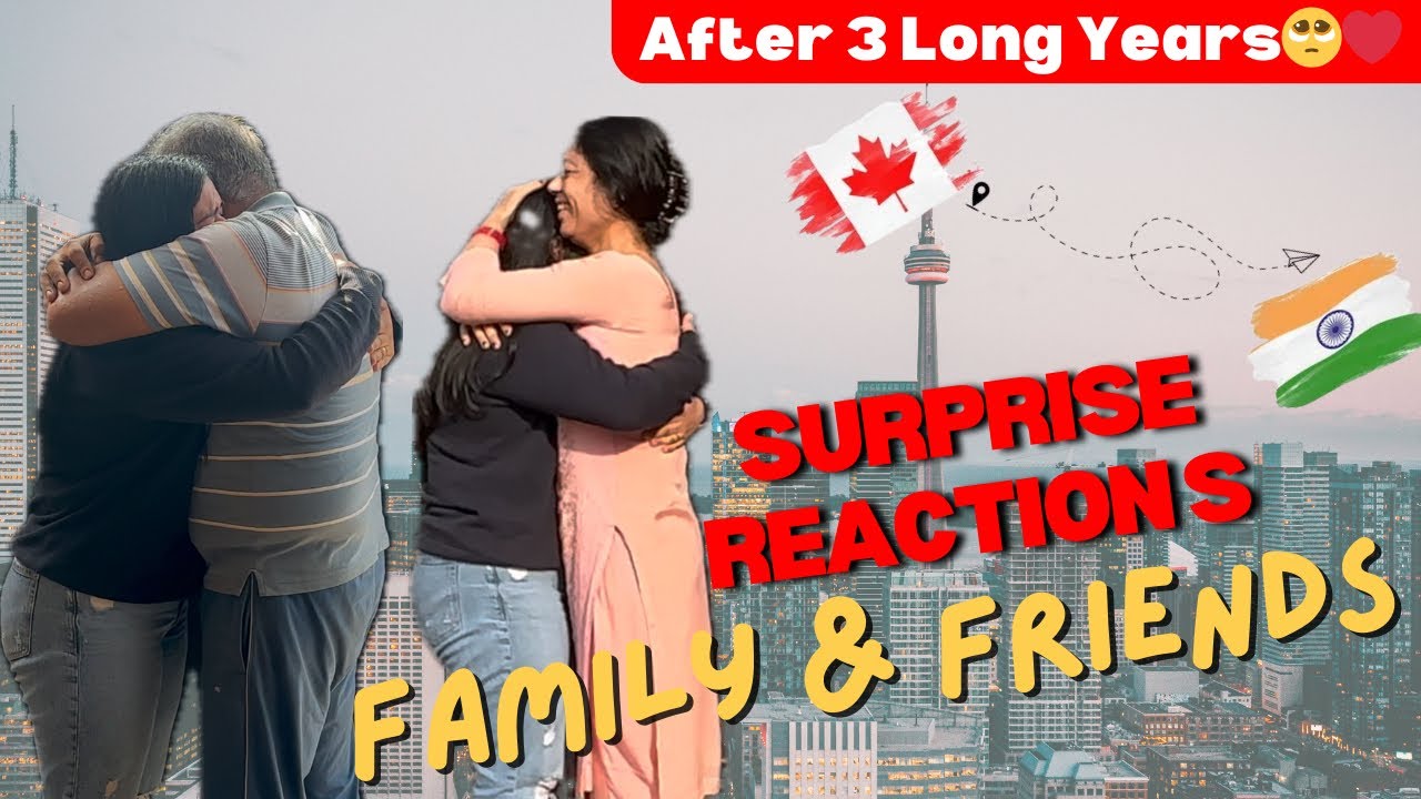 Surprising my Family & Friends in India After 3 LONG YEARS! 🥺❤️ Surprise Reaction Video 🇮🇳🇨🇦 Ep. 21