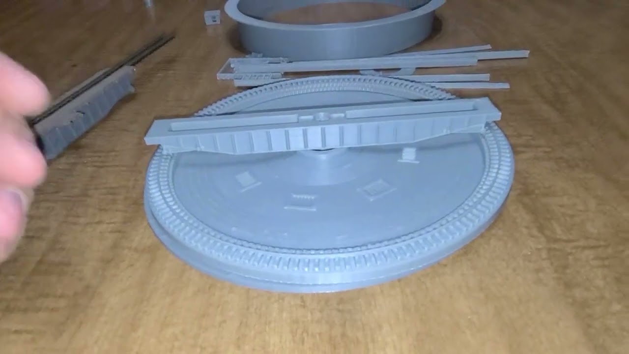 n scale 3d print turntable
