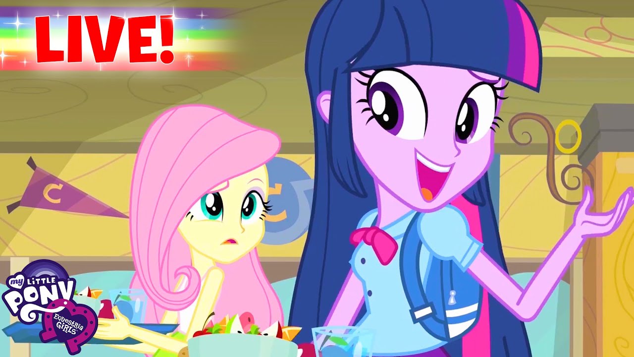 🔴 Equestria Girls LIVE 🔮 ALL MOVIES MARATHON 🎥 Full Movies Children's Cartoon | MLP EG