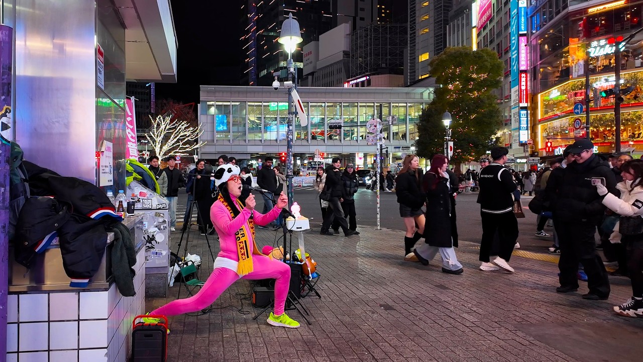 【4K】Tokyo Walk 🇯🇵 Shibuya Night Street View 🇯🇵  Real City Sounds Ambience