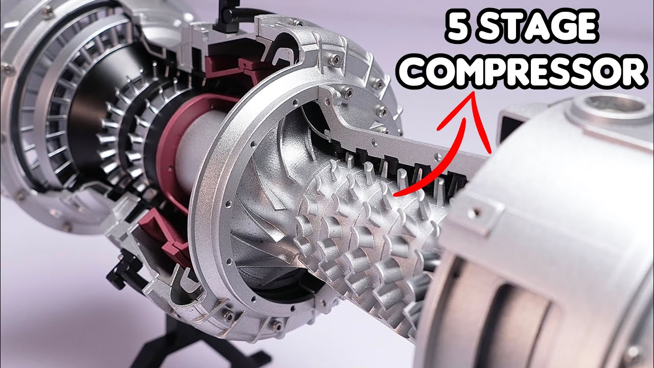 Making a Turboshaft Jet Engine (FULLY METAL)