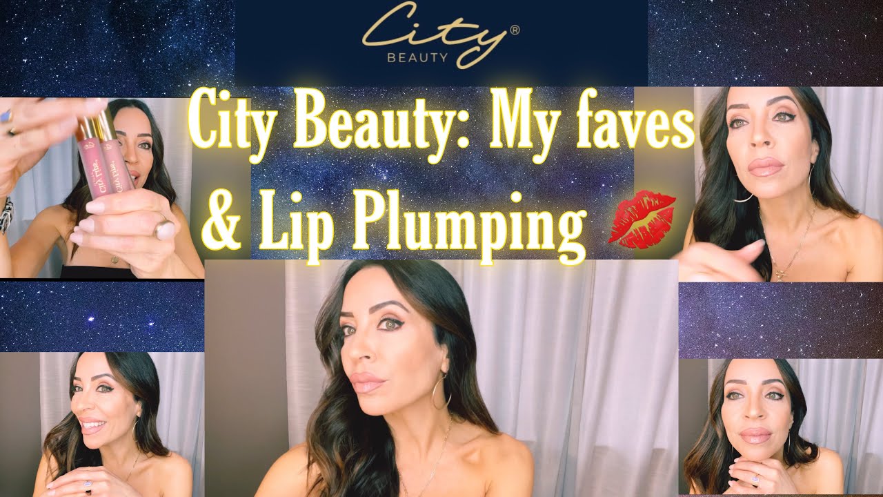 Liz's Luxury Minute|CITY BEAUTY|My Favorite Products|FULLER LIPS TUTORIAL|#citybeauty #over40