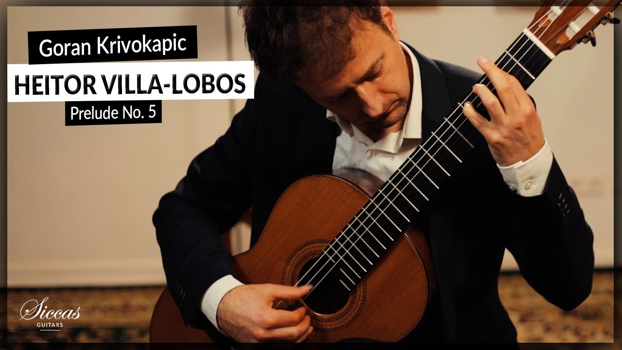 Goran Krivokapic plays Prelude no. 5 by Heitor Villa-Lobos
