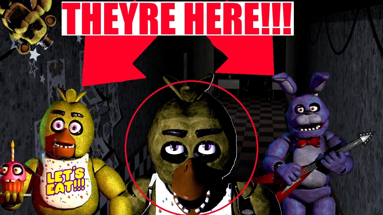 THEYRE HERE!!!...  Five Nights at Freddys Part 1!