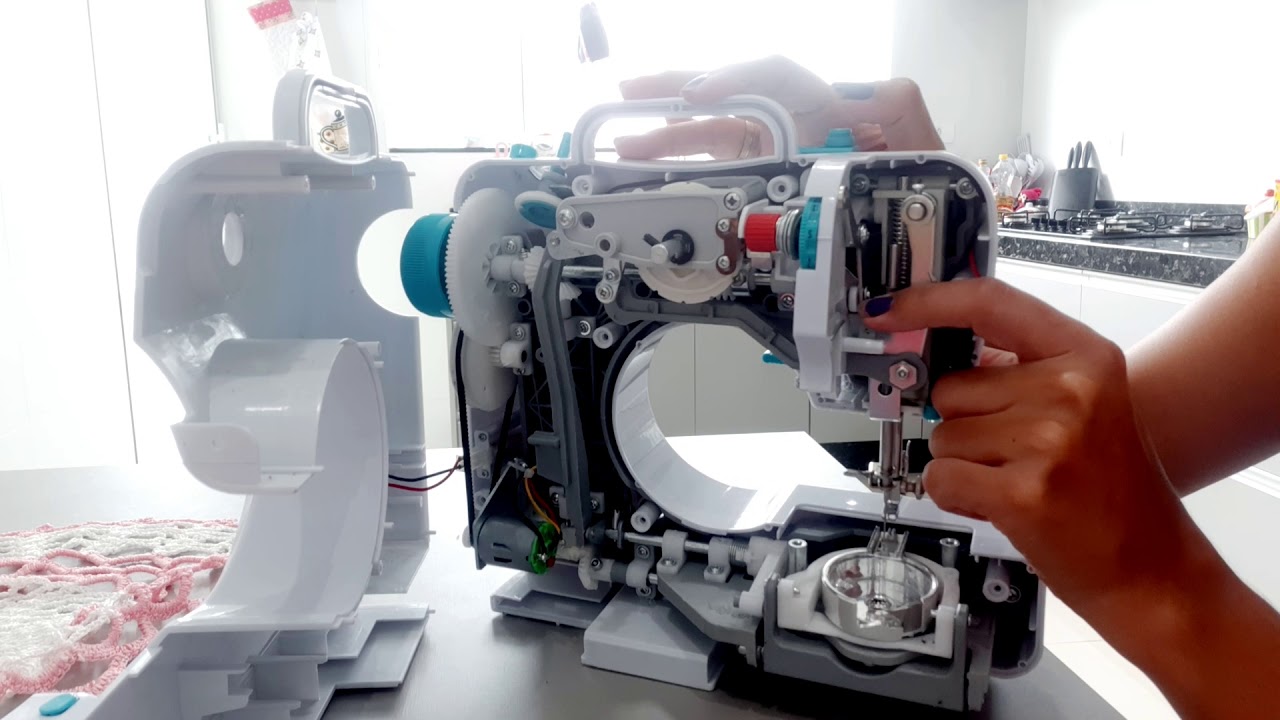 consertando a máquina lenoxx