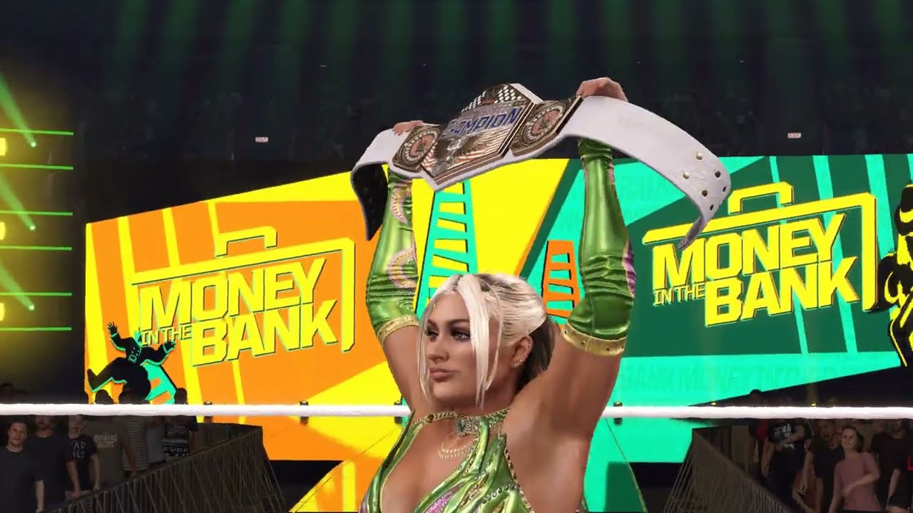 “Power ni Queen 🐆 vs Glamour ni Barbie 👑 #jadecargillwwe #tiffany #wweuniverse #trending #wwe2k25 