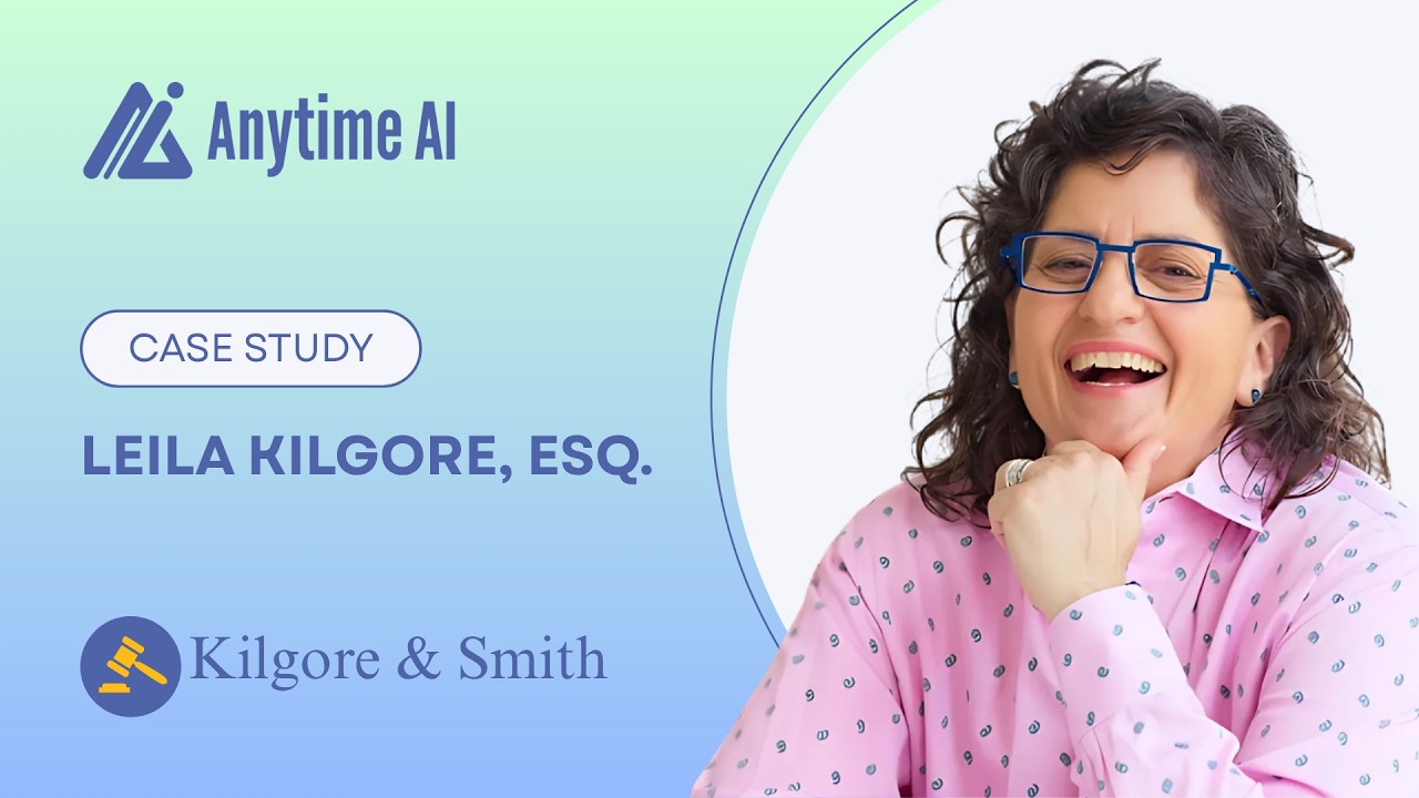 How Solo PI Attorney Leila Kilgore Competes with Defense Teams 100x Her Size | Anytime AI Case Study