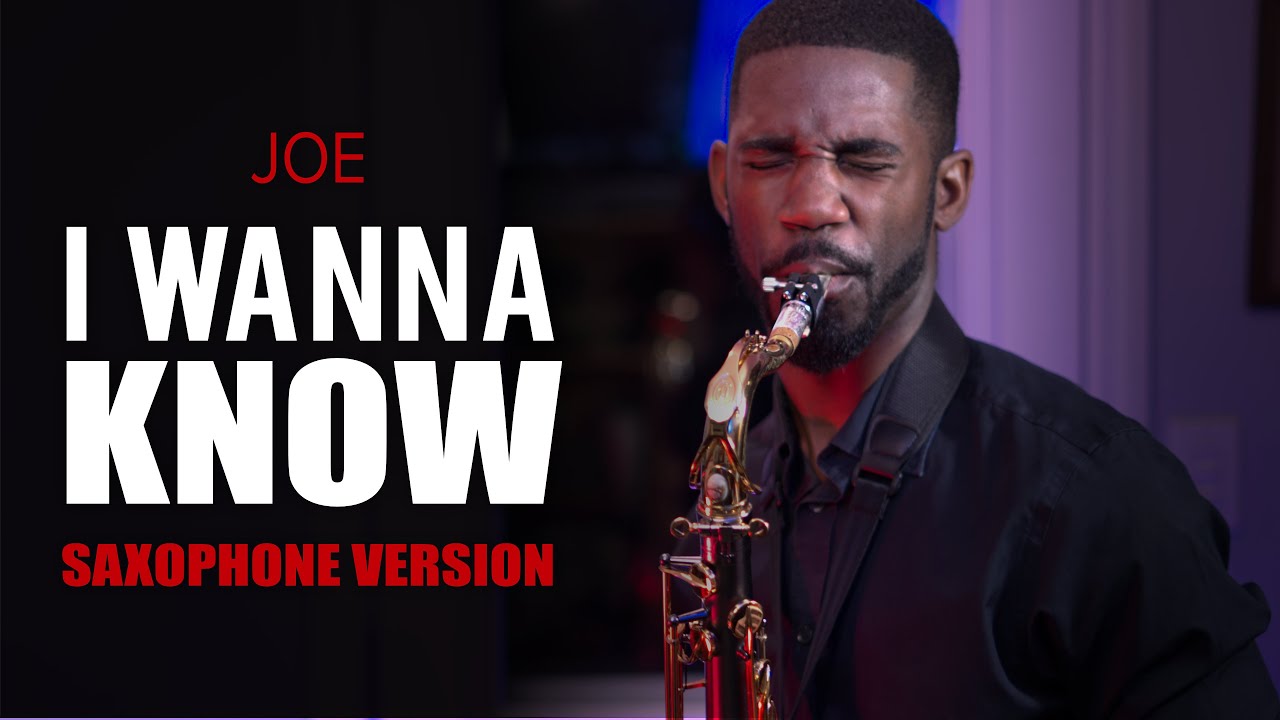 I Wanna Know - Joe (Saxophone Cover)