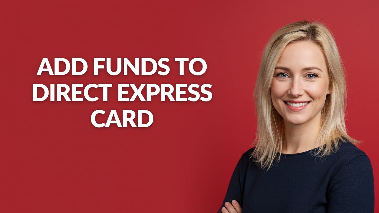 ADD FUNDS TO DIRECT EXPRESS CARD - Julia'sTutorials