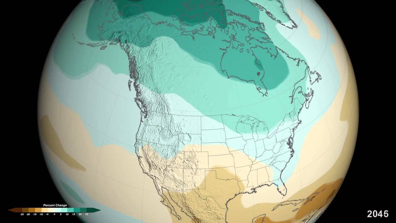 NASA | Projected U.S. Precipitation Changes by 2100