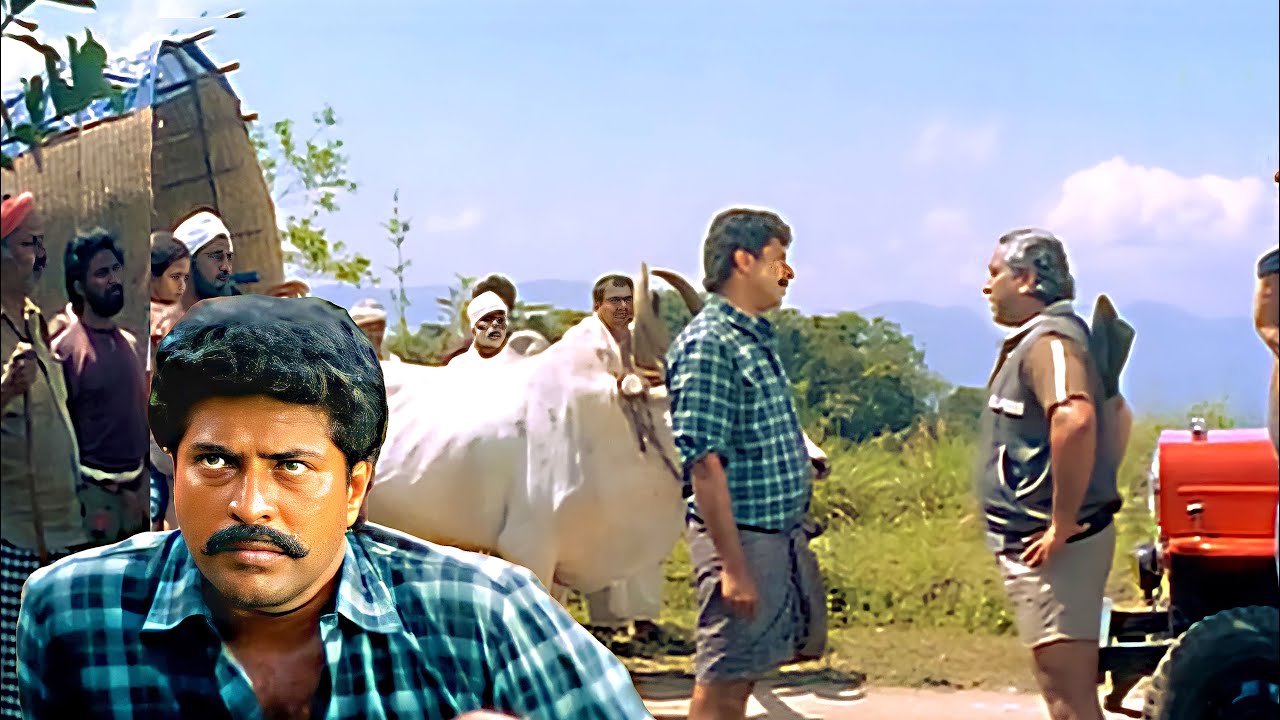 കൈയ്യൂക്ക് ഞങ്ങൾക്കുമുണ്ട്..മുന്നീന്ന് മാറിക്കോ | Mammootty | Keerikkadan Jose | Action Scene