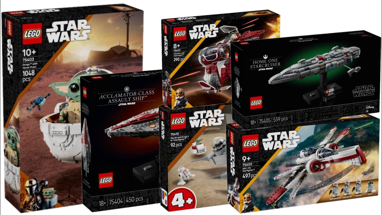All LEGO Star Wars sets released January 2025 Compilation/Collection Speed Build