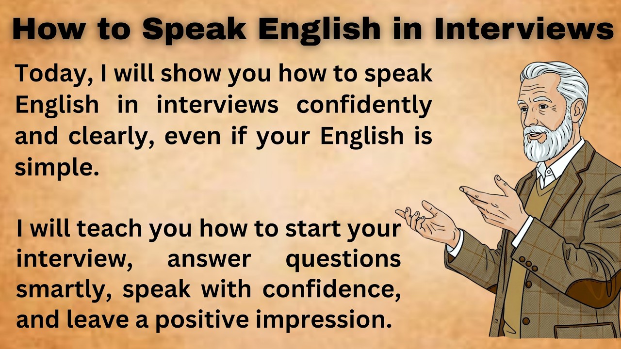 peak Confident English in Job Interviews | Easy Method for Beginners