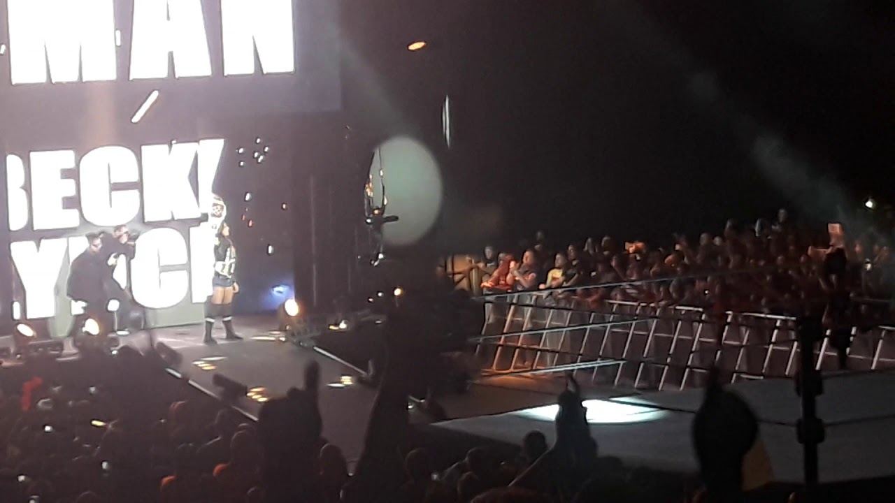 Charlotte Flair Promo/Becky Lynch Entrance WWEDublin
