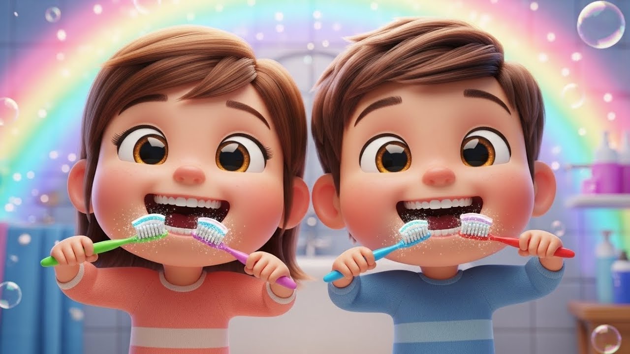 Dentinho Limpinho | Música Infantil para Escovar os Dentes | Kidesenho