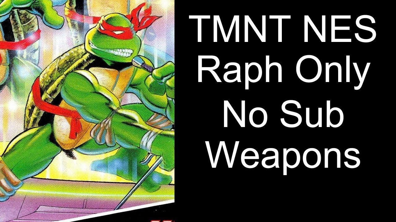 TMNT (NES) Raph Only No Subweapons - Mike Matei Live