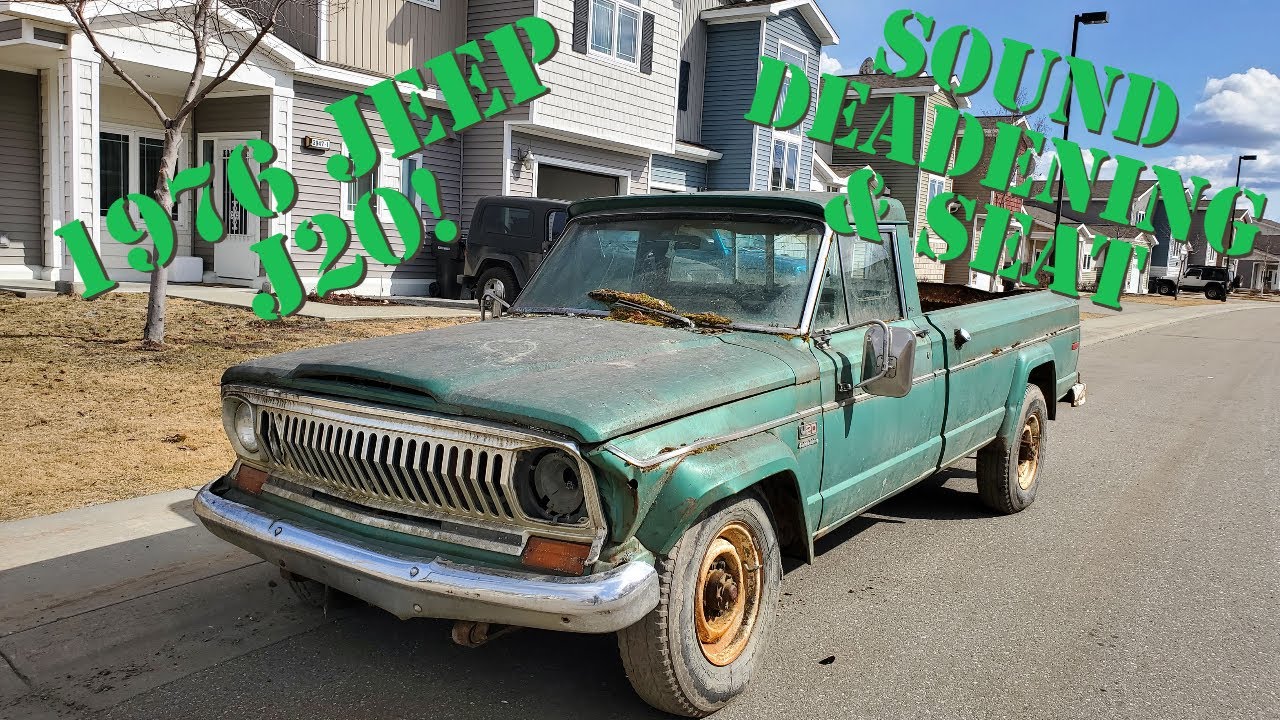 1976 Jeep J20 Sound Deadening, Vinyl, & Seat Install!