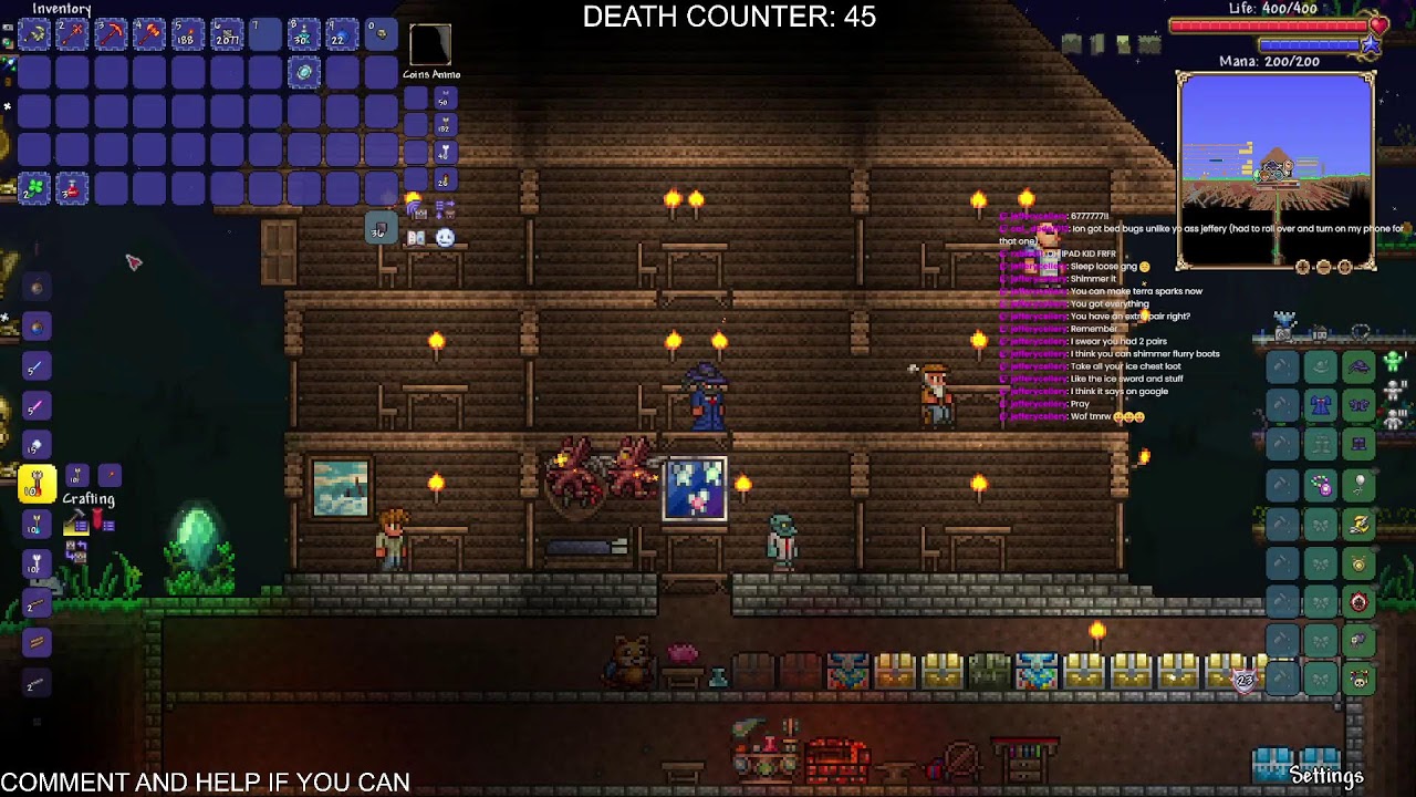 🟥 TERRARIA 1.4.5 🟥  MEDIUMCORE + MASTER 🟥 !HELP !COMMENT !DISCORD 🟥