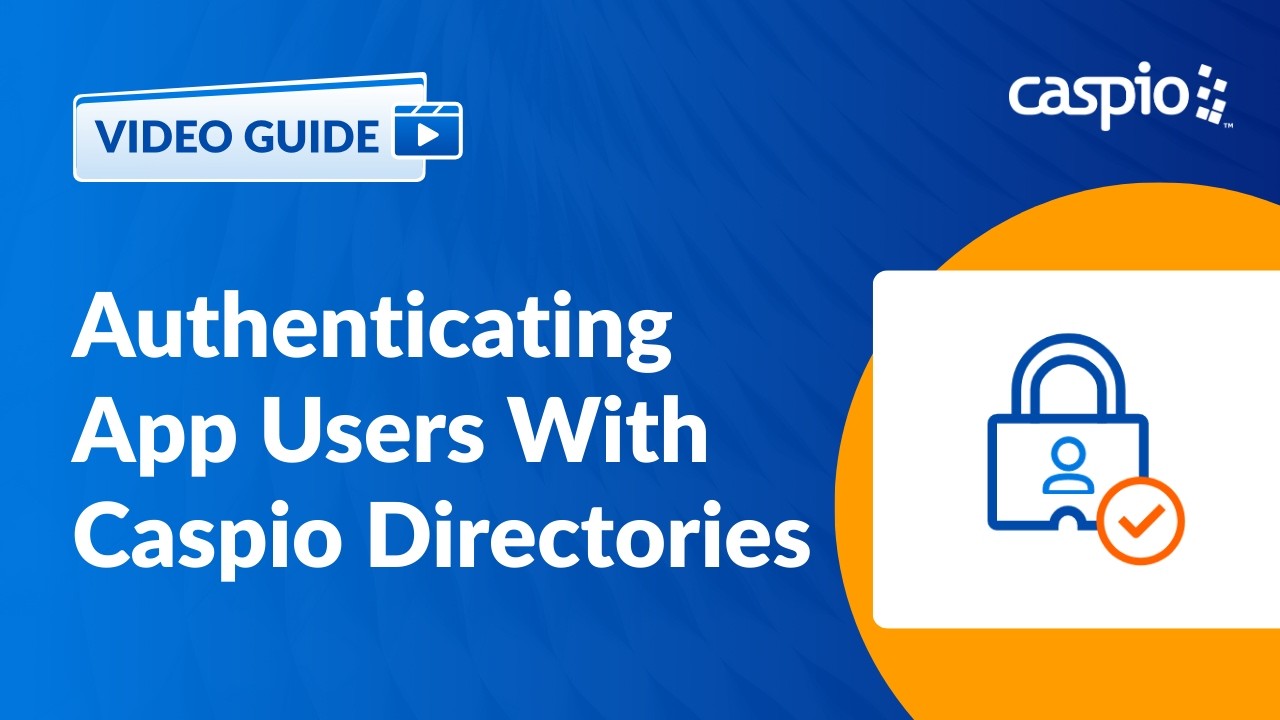 Authenticate Users With Caspio Directories