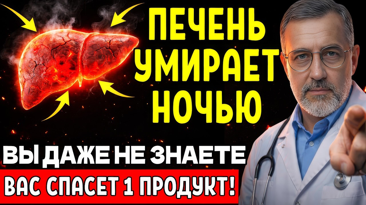 ПЕЧЕНЬ ОЧИСТИТСЯ ЗА НОЧЬ! Самый Мощный Продукт Для Восстановления ! Секрет Раскрыт