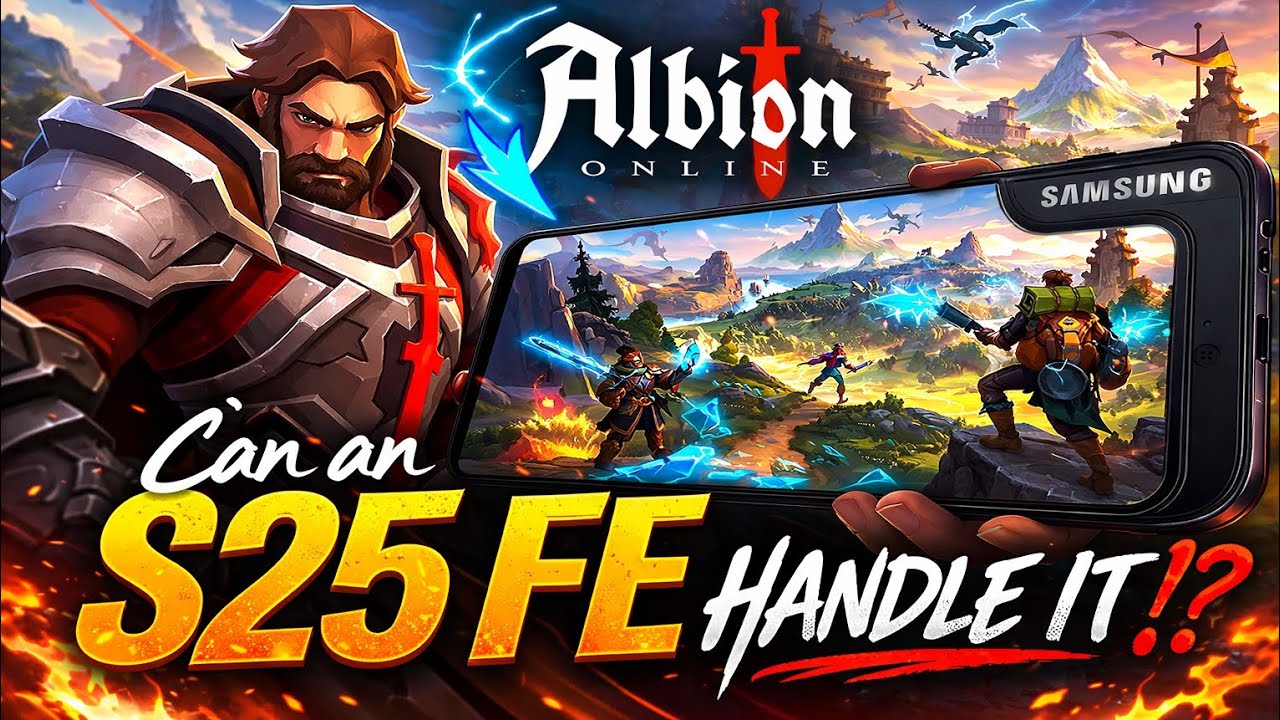 🔥 Albion Online on S25 FE — Can This Phone Actually Handle It?