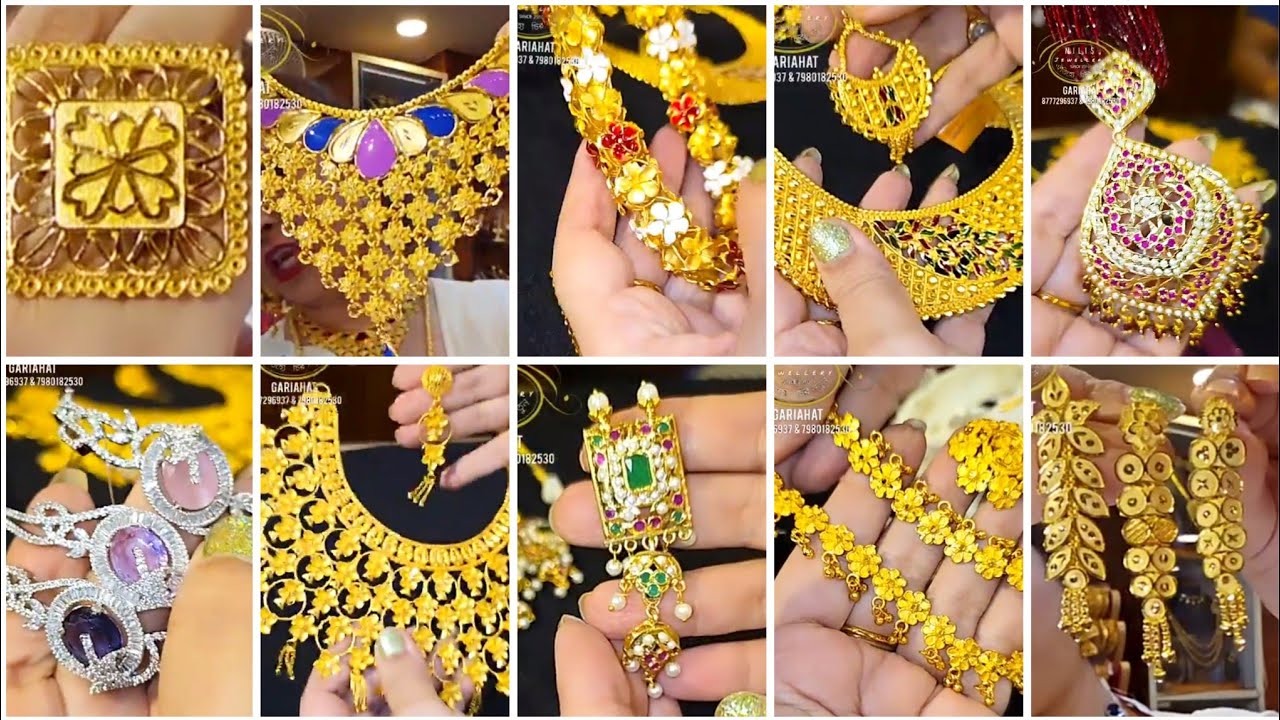 🔥🔥 চোখ ধাঁধানো Beautiful Gold Plated Jewellery From Nilis Jewellery 🔥🔥