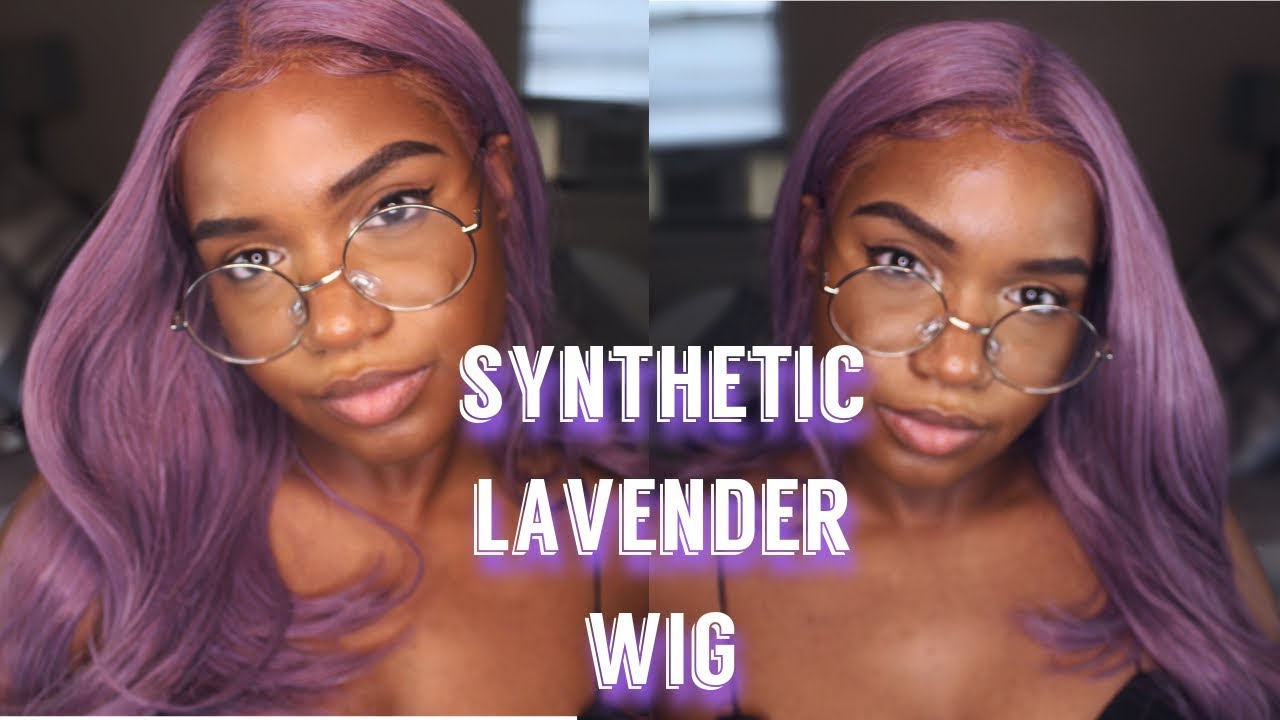 $30 SYNTHETIC LAVENDER WIG | LEEVEN HAIR | AMAZON