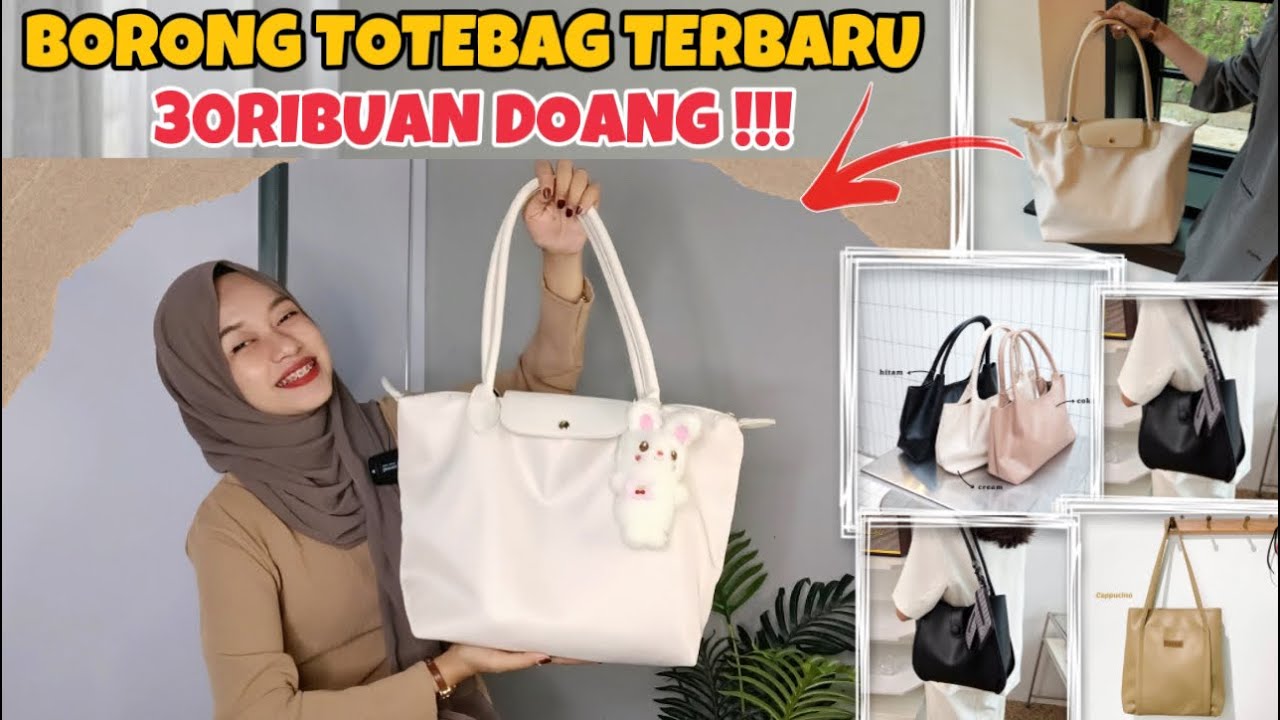 SHOPEE HAUL TOTEBAG TERBARU 30RIBUAN !!! RACUN PARAHHH
