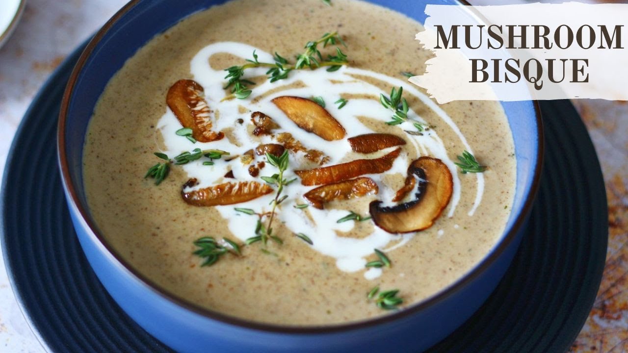 Creamy Mushroom Bisque Recipe (Fancier than Cream of Mushroom Soup)