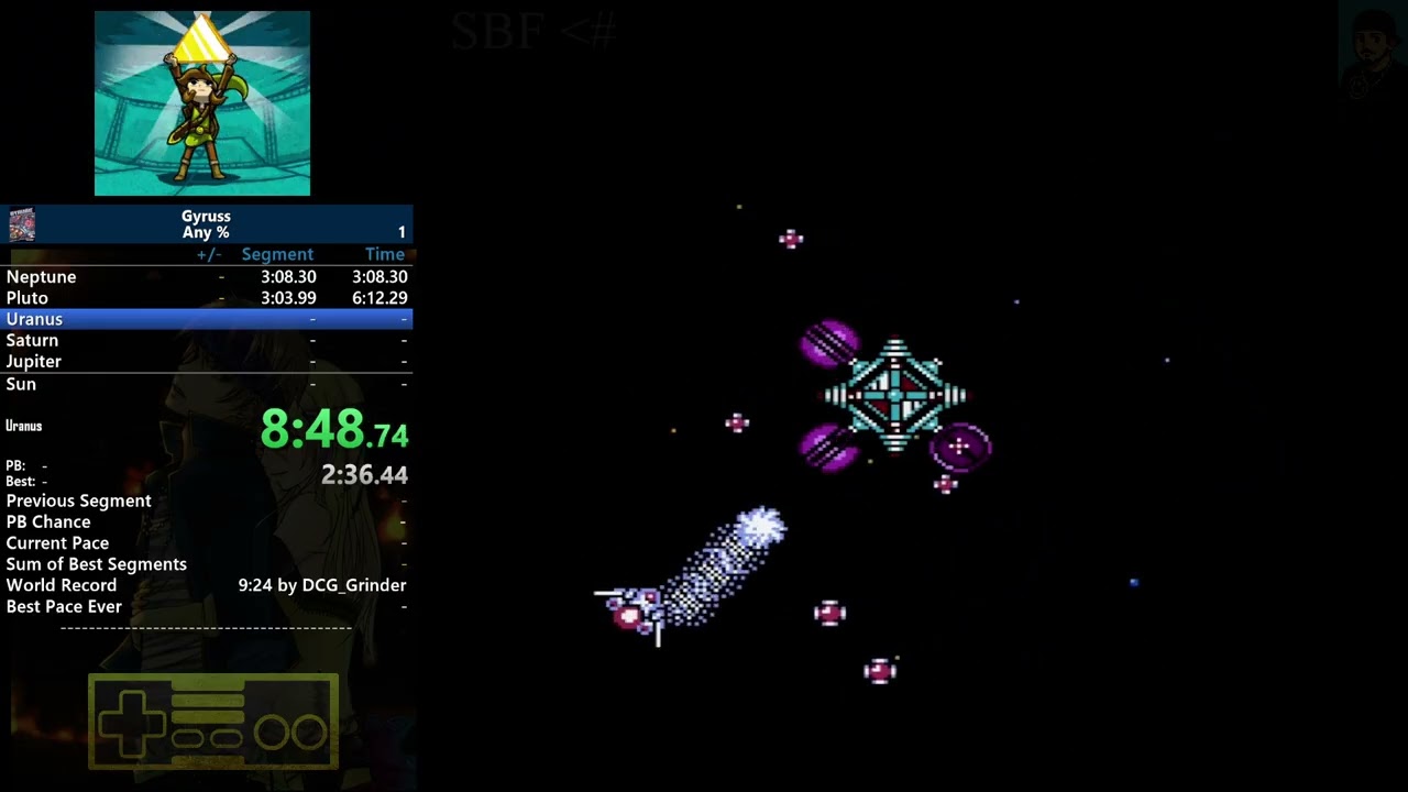 Gyruss (NES) - Any% - 37:28