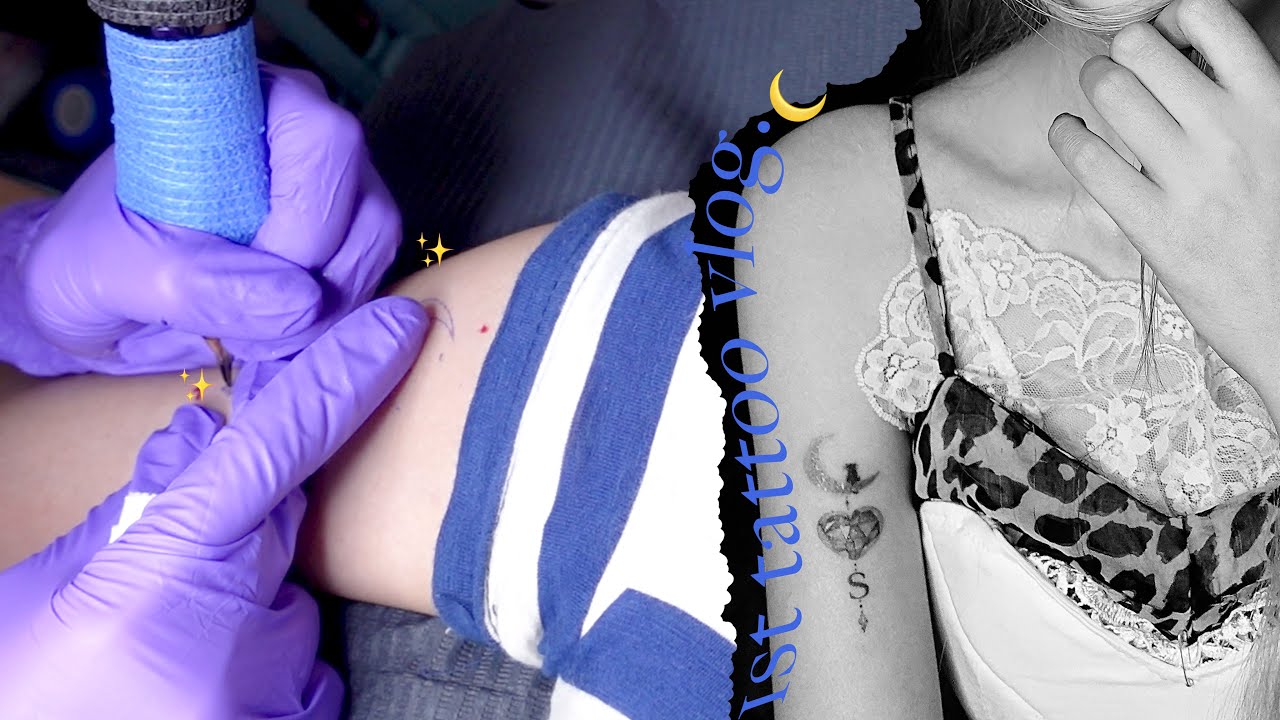 tattoo vlog. 🌙 สักครั้งแรก! + รีวิวหลังสัก 3 weeks | sherrypim