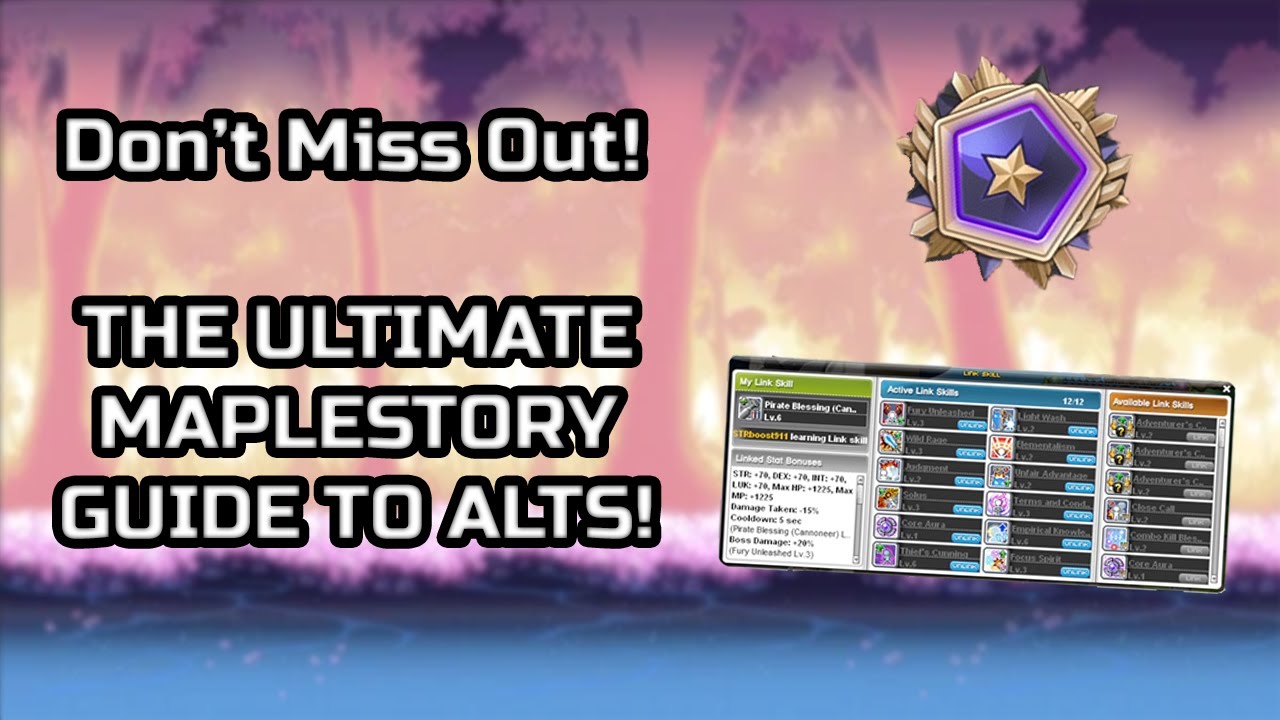 [Maplestory Reboot] THE ULTIMATE GUIDE TO MAPLESTORY ALTS! (And Changes coming in Destiny!)